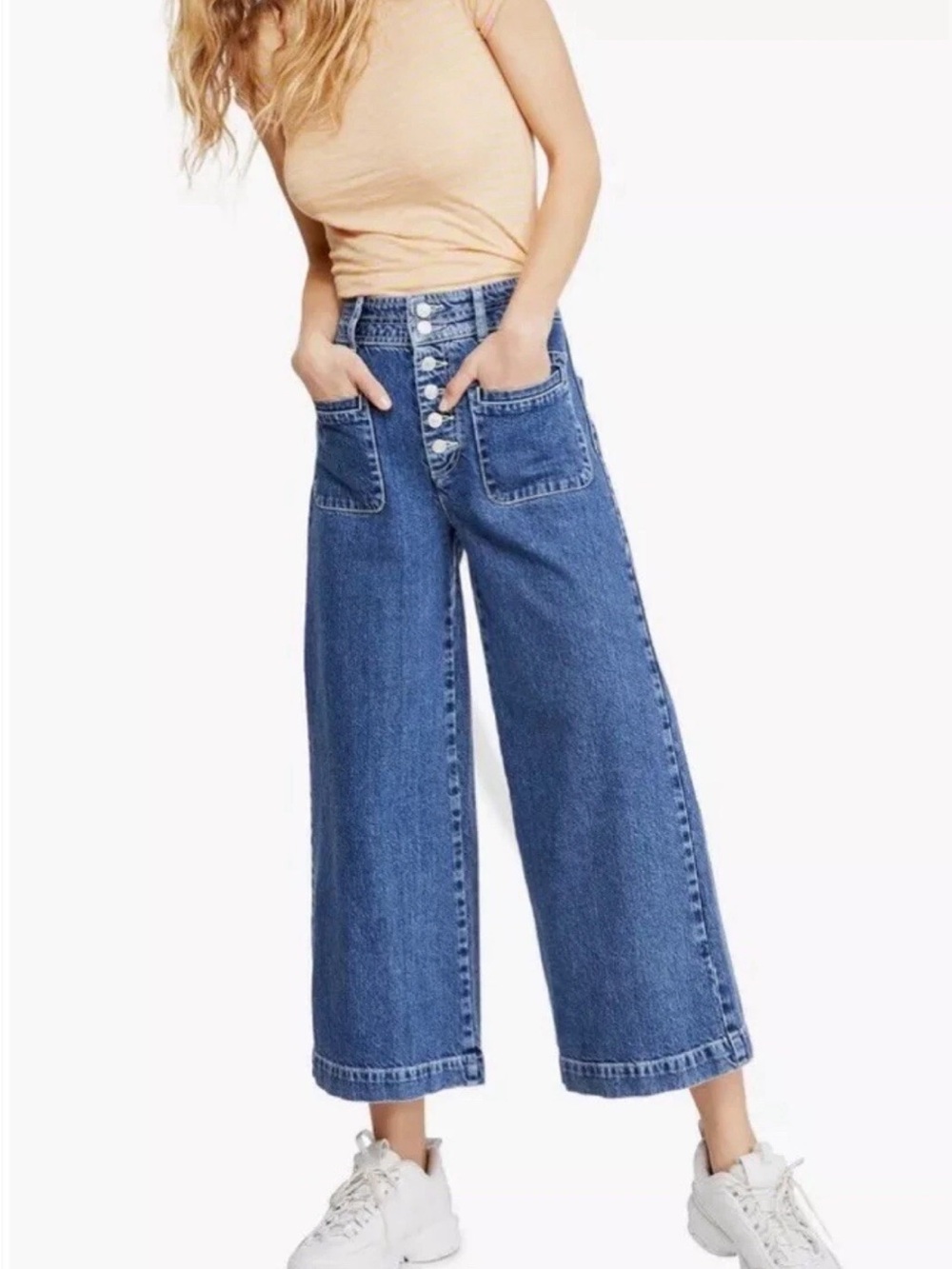 We the Free People Women’s Jeans Blue Colette